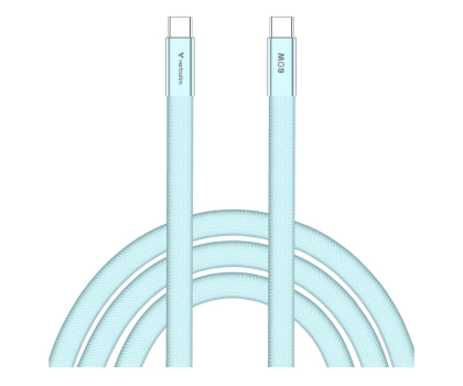 Kabel USB Verbatim SoftTouch USB-C to C cable 60W 120 cm - Blue